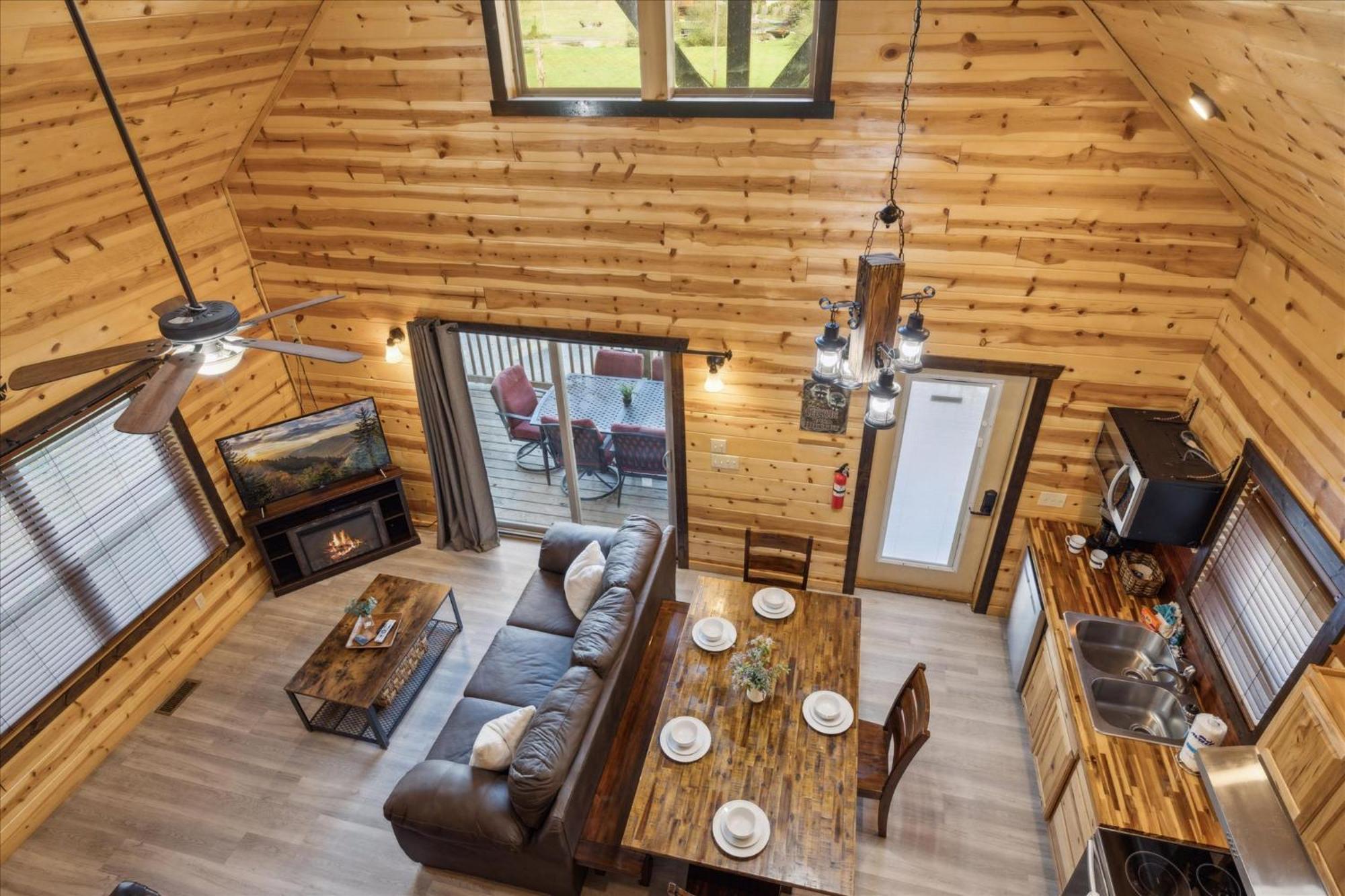 Lazy Raccoon Cabin Starkeytown Exteriör bild